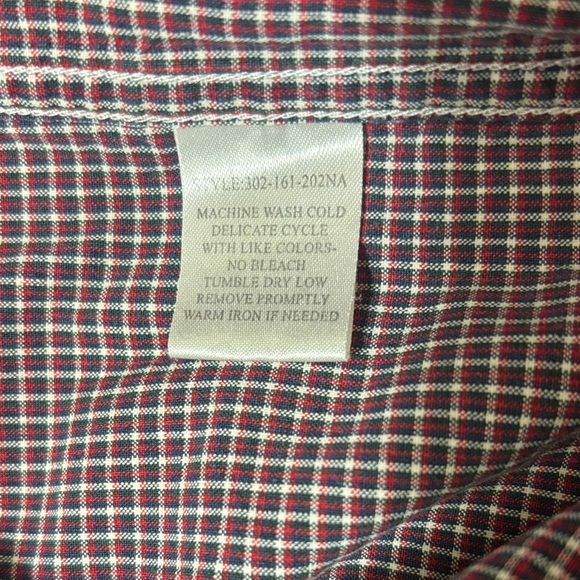 Roper Plaid Short Sleeve Button Down Shirt - Picture 9 of 9